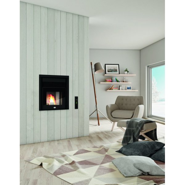 Camino a pellet Andrea 679 ventilazione frontale - 9,5 kw