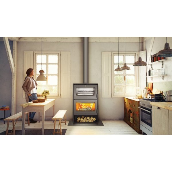 Stufa a legna Oslo con forno in Conto Termico 