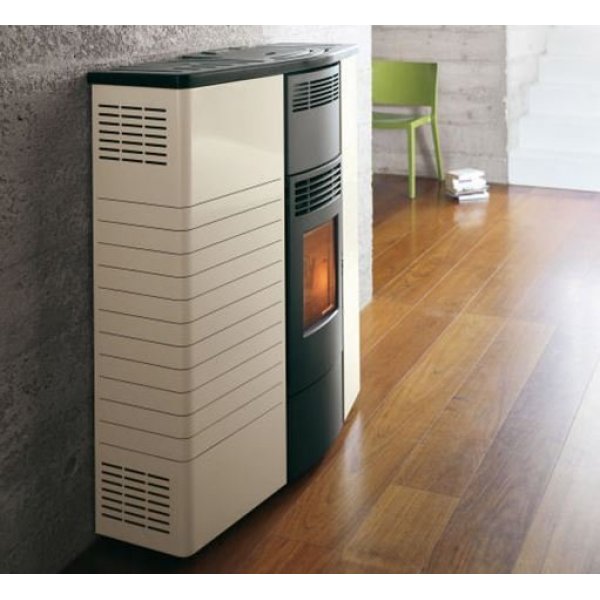 Stufa a pellet Ecofire Slimmy 9 Palazzetti avorio - salvaspazio ... Stufa a pellet Ecofire Slimmy 9 Palazzetti avorio - salvaspazio ...