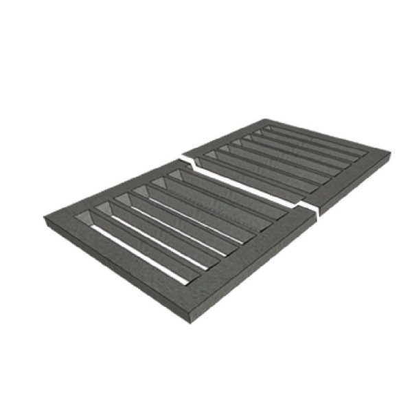 Griglia in ghisa rettangolare 31,5cmx18,8cm