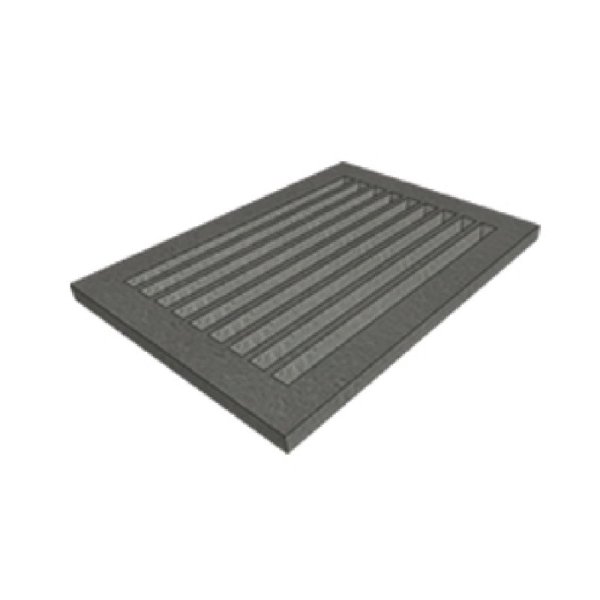 Griglia in ghisa rettangolare 22cmx17cm