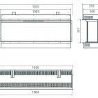 Inserto elettrico ultra HD 100 ventilato