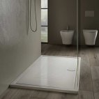 Piatto doccia in ceramica bianco lucido LIF H3 Hatria 140x80-3 cm