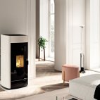 Stufa a pellet Ecofire Linda 12 Pro 3 Palazzetti bianco opaco