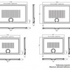 Piatto doccia in ceramica bianco lucido LIF H3 Hatria 140x80-3 cm