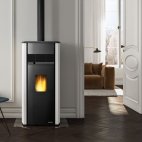 Stufa a pellet Ecofire Aurora 12 Pro 2 Palazzetti bianca