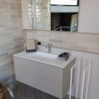 Mobile da bagno Block Cosmic grigio oliva