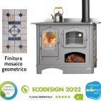 Cucina a legna Deneris con forno in Conto Termico 