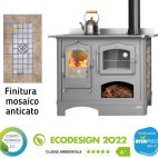 Cucina a legna Deneris con forno in Conto Termico 