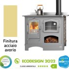 Cucina a legna Deneris con forno in Conto Termico 