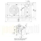 Cucina a legna Nada con forno in Conto Termico 