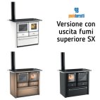 Cucina a legna Gaia con forno in Conto Termico 