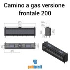 Camino a gas versione frontale 200