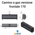 Camino a gas versione frontale 170 