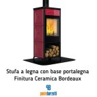 Stufa a legna 200 con rivestimento in ceramica 