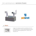 Kit di ventilazione camini Modulo con touch screen