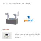 Kit di ventilazione camini Modulo con touch screen