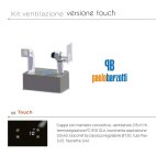 Kit di ventilazione camini Modulo con touch screen