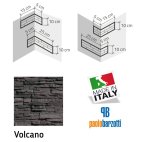 Angolo in pietra ricostruita Espania Volcano 