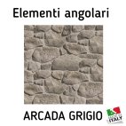 Angolo in pietra ricostruita Arcada Grigio