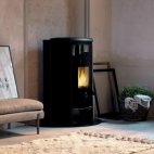 Stufa a pellet Ecofire Jackie idro 26 Palazzetti nero