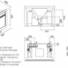 Camino a pellet Nico 961 canalizzabile - 11,5 kw