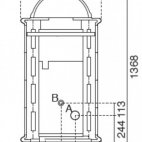 Stufa a pellet in maiolica Rosy in conto termico