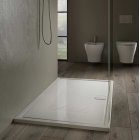 Piatto doccia in ceramica bianco lucido LIF H3 Hatria 140x80-3 cm