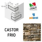 Angolo in pietra ricostruita Castor Frio