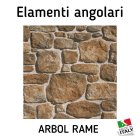 Angolo in pietra ricostruita Arbol Rame